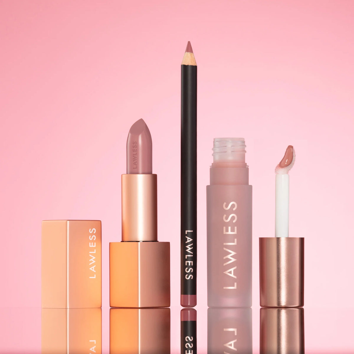 The Rosy Nude Lip Kit