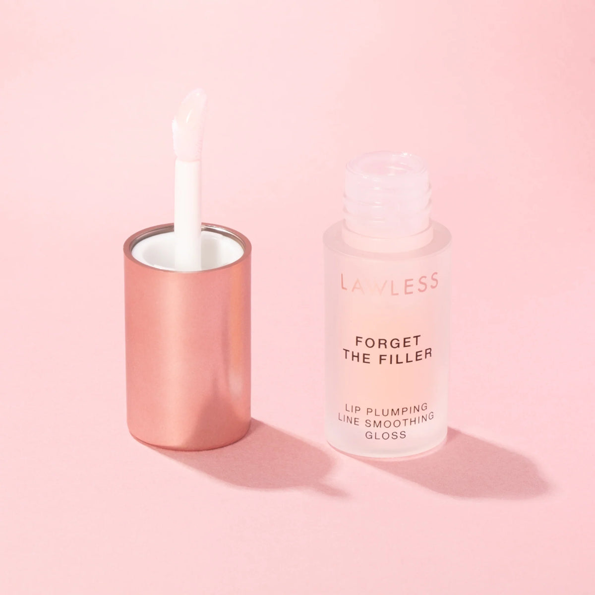 Mini Forget The Filler Lip-Plumping Line-Smoothing Gloss